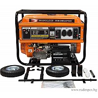 Γεννήτρια 6500E, 5,5 kW, βενζίνη, μονοφασική, AVR, ηλεκτρικός εκκινητής, περιελίξεις 100% χαλκού