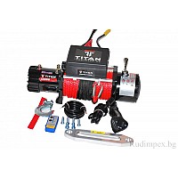 Εργάτης 12000 lbs, 12V, ηλεκτρικό, Titan, με συνθετικό σχοινί
