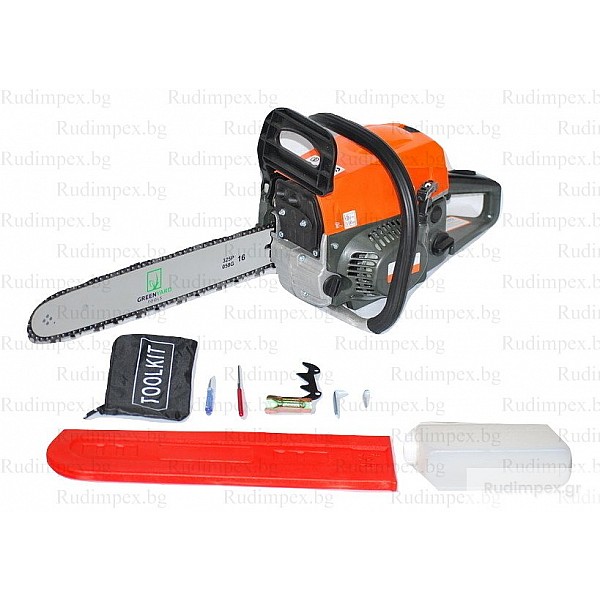 αλυσοπρίονο - ξύλινο πριόνι GREENYARD BCCS5200 - 52 cc / 40 cm rail - Εγγύηση 1 έτος
