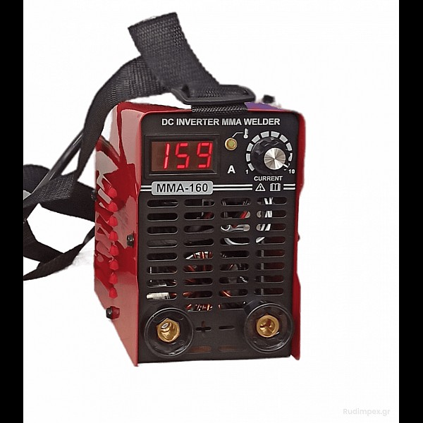 Super Mini Inverter Electric Greenyard - IGBT - MMA 160A με ψηφιακή οθόνη - ηλεκτρόδια 1 mm έως 4 mm