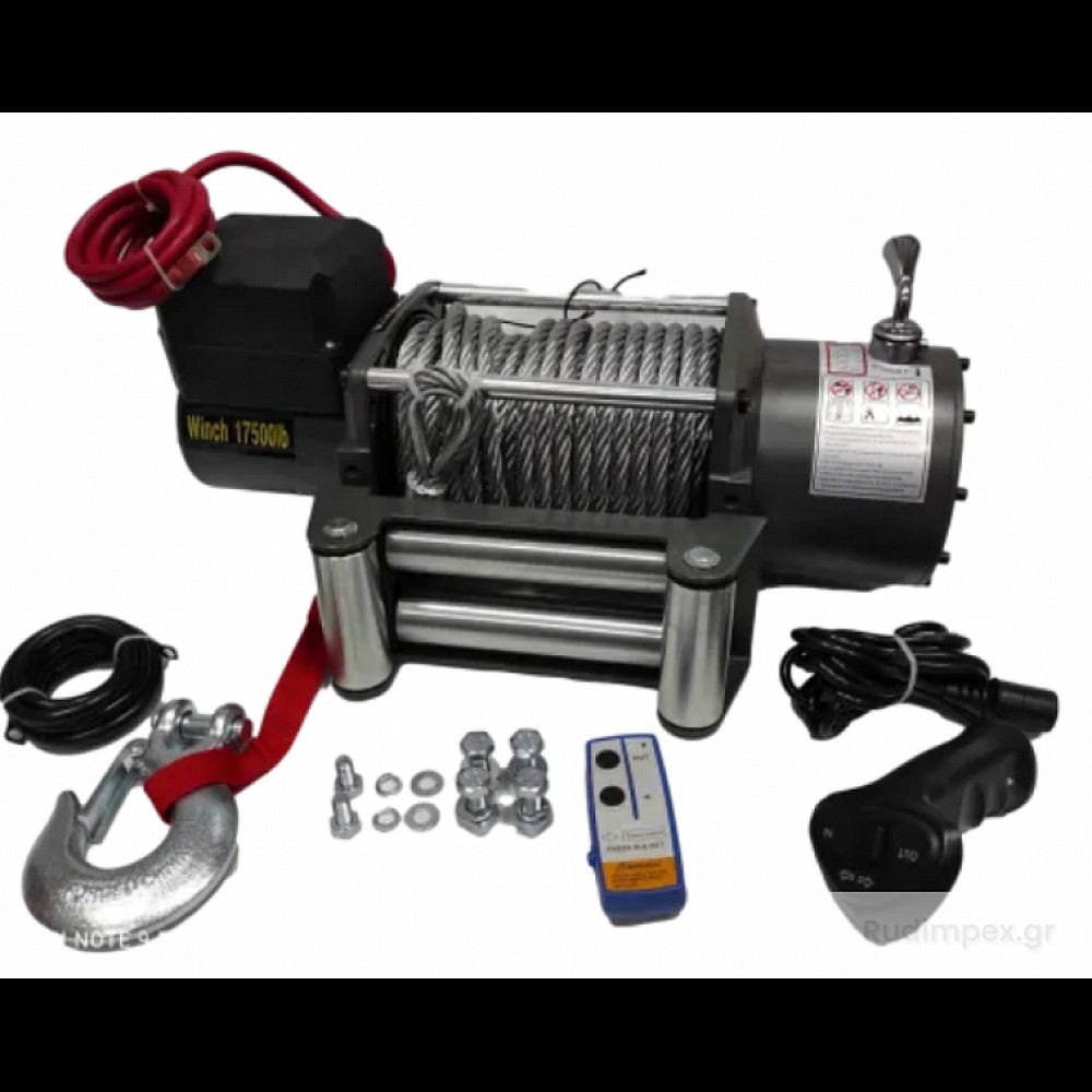 Βαρούλκο 17500 lbs, 24V, ηλεκτρικό, για φορτηγά - 20201210-24